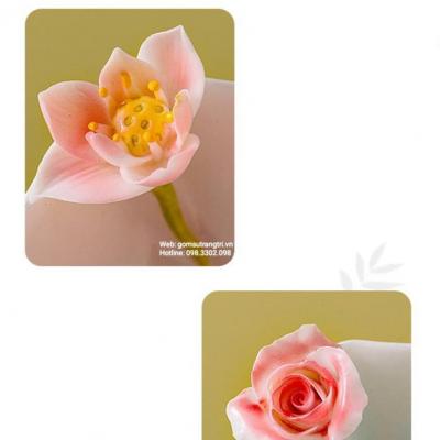 BỘ CHÉN TRÀ HỌA TIẾT 3D